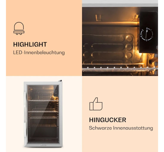 Портативный холодильник для напитков Klarstein Beersafe XXL 10027673