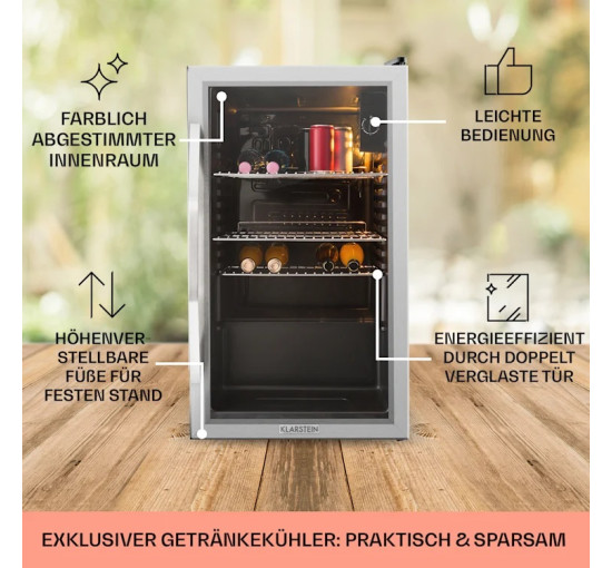 Портативный холодильник для напитков Klarstein Beersafe XXL 10027673
