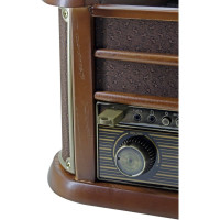 Вініловий програвач та FM-радіо у ретро стилі Soundmaster NR545DAB USB, CD