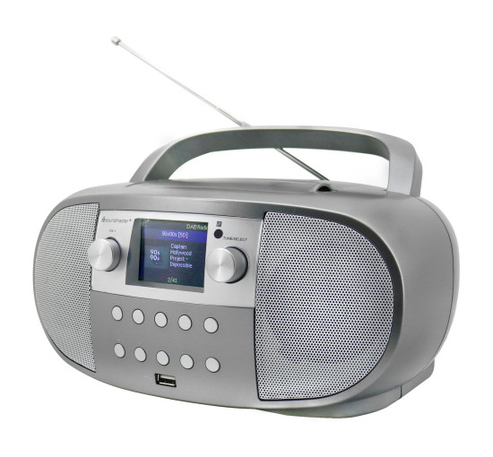 CD/MP3 бумбокс Soundmaster SCD7600TI с WLAN-интернетом/DAB+/FM-радио, USB, Bluetooth