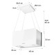 Острівна витяжка для кухні Klarstein Chandelier L 10033107