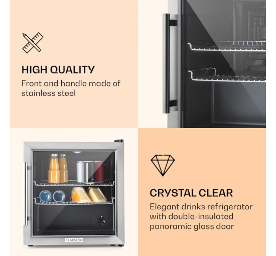 Портативный холодильник для напитков Klarstein Beersafe L 10027671