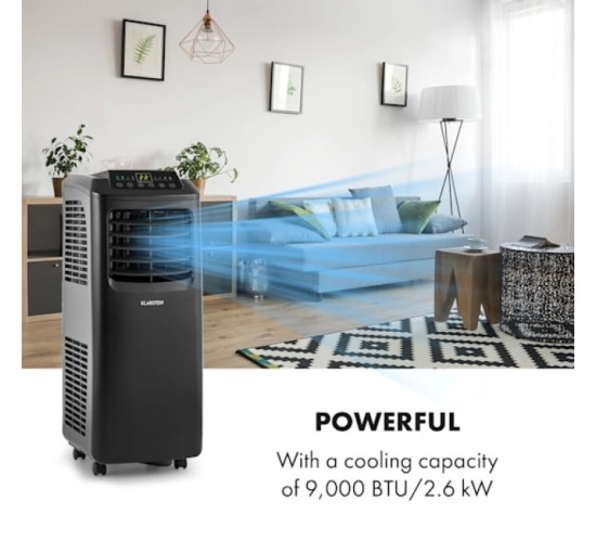 Мобільний кондиціонер Klarstein Pure Blizzard Smart 9k, 26-44 м² (10035808)