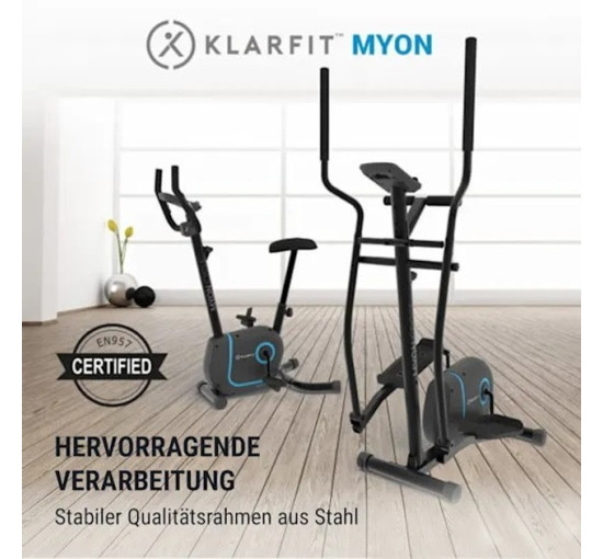 Крос-тренажер Klarfit Myon Cross 12кг SilentBelt 10032971