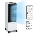 Вентилятор мобільний охолоджувач повітря та зволожувач 3-в-1 Klarstein Maxflow Smart 80 Вт 10036091, білий (my-5226)