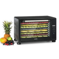 Дегидратор-сушилка для фруктов, овощей, мяса, грибов Klarstein Mega Jerky, черный (10034439)