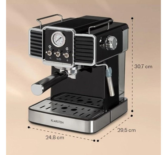 Кавомашина в ретро стилі Klarstein Gusto Classico 10035564-1 б/в