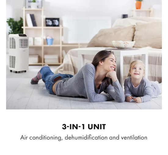Мобильный кондиционер Klarstein Pure Blizzard Smart 9k, 26-44 м² 10035807 (my-5211) Уценка