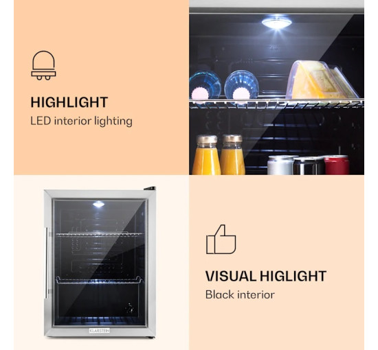 Портативный холодильник для напитков Klarstein Beersafe XL 10027672