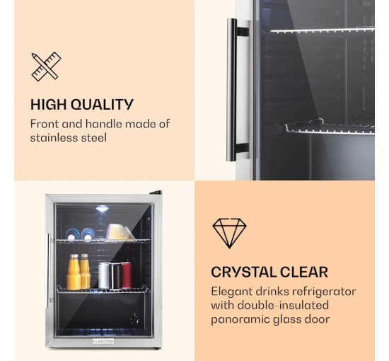 Портативный холодильник для напитков Klarstein Beersafe XL 10027672