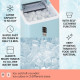 Льдогенератор Klarstein Albaron Bullet Ice, 12 кг/24 ч, 1,5 л 120 Вт, голубой (10040344)
