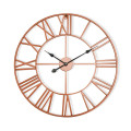 Настінний годинник металевий Blumfeldt Queensway 60 см, рожеве золото (10039372)