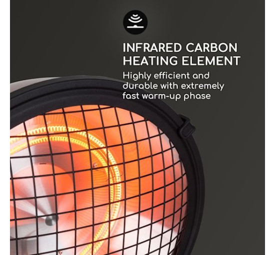 Інфрачервоний обігрівач для тераси Blumfeldt Heatspot IR ComfortHeat 900/1200/2100W, мідний (10033105)