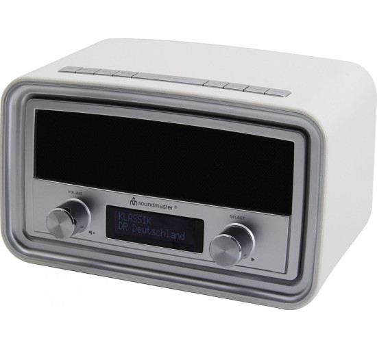 Ретро-радио, часы Soundmaster UR190WE DAB+ FM с будильником (m57-1)