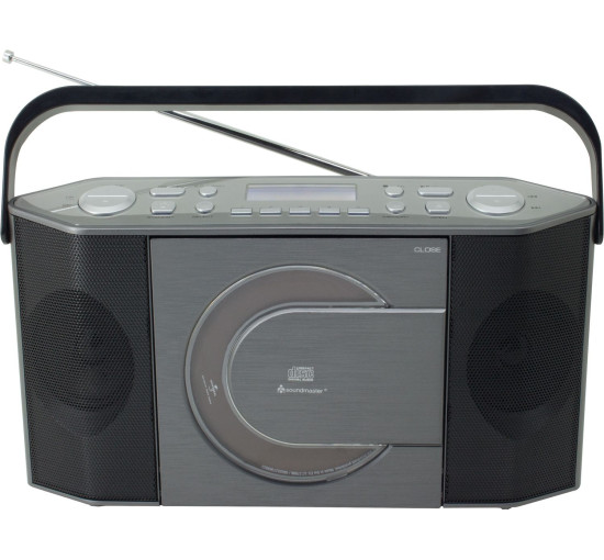Радиомагнитола и USB/CD-MP3-проигрыватель Soundmaster RCD1770AN, черный