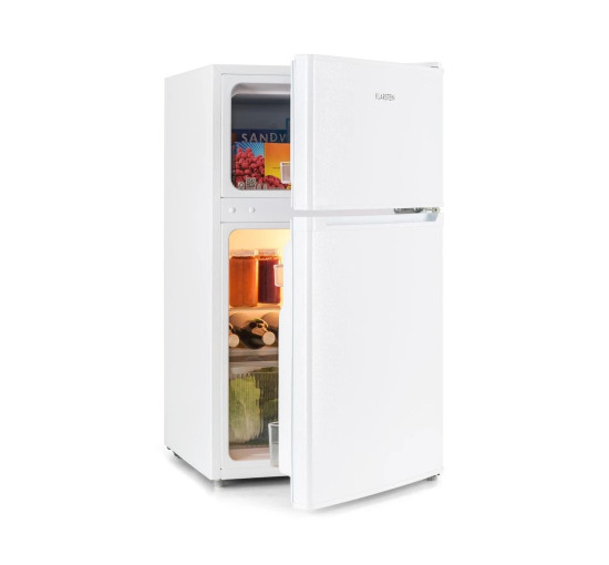 Двокамерний міні-холодильник з морозильною камерою Klarstein Big Daddy Cool 87 л, білий (10035585)
