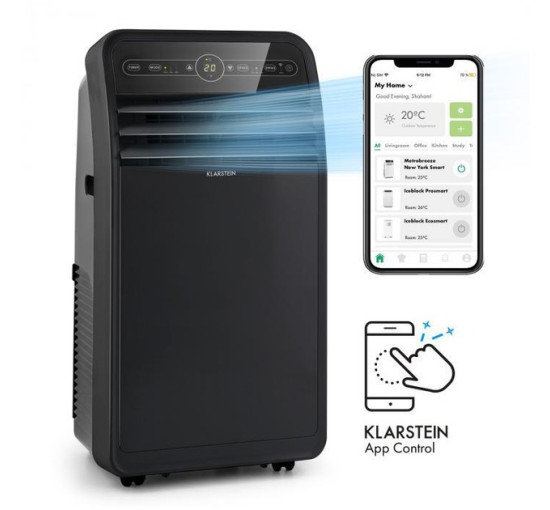 Мобільний кондиціонер Klarstein Metrobreeze New York Smart 12k 12 000 BTU/3,5 кВт (10035801)