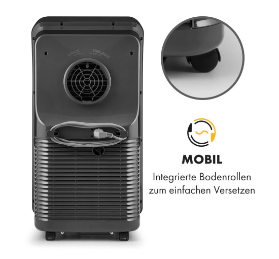 Мобільний кондиціонер Klarstein Metrobreeze New York Smart 12k 12 000 BTU/3,5 кВт (10035801)
