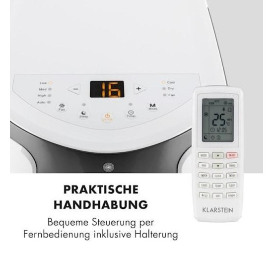 Портативный кондиционер Klarstein New Breeze ECO 10 000 BTU/2,9 кВт (10032511)