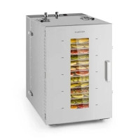 Дегидратор для овощей, фруктов, грибов и мяса Klarstein Master Jerky 16 полок, 40-90 °C, серебристый (10033212)