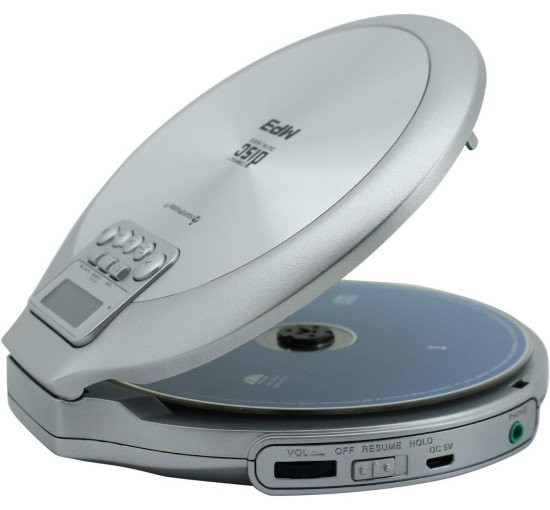 CD/MP3-плеер Soundmaster CD9220 с зарядкой аккумулятора, серебристый