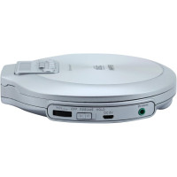 CD/MP3-плеєр Soundmaster CD9220 із зарядкою акумулятора, сріблястий