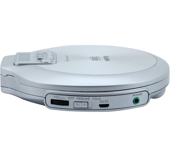 CD/MP3-плеер Soundmaster CD9220 с зарядкой аккумулятора, серебристый