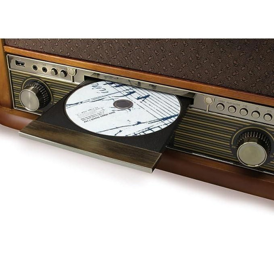 Програвач вінілу Soundmaster NR546BR Nostalgic Stereo DAB+/FM/CD/Bluetooth/USB