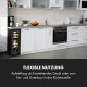Встроенный винный холодильник двухзонный Klarstein Vinovilla 17 Built-In Duo 53л, 2-зонный, черный (10034154)