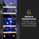 Встроенный винный холодильник двухзонный Klarstein Vinovilla 17 Built-In Duo 53л, 2-зонный, черный (10034154)