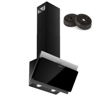 Кухонная вытяжка Klarstein Alessia 60, 247 м³ 40 Вт, черный (10045309)