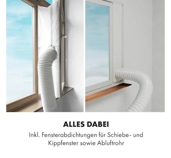 Мобильный кондиционер Klarstein Pure Blizzard Air Conditioner 3-in-1 (10028187)