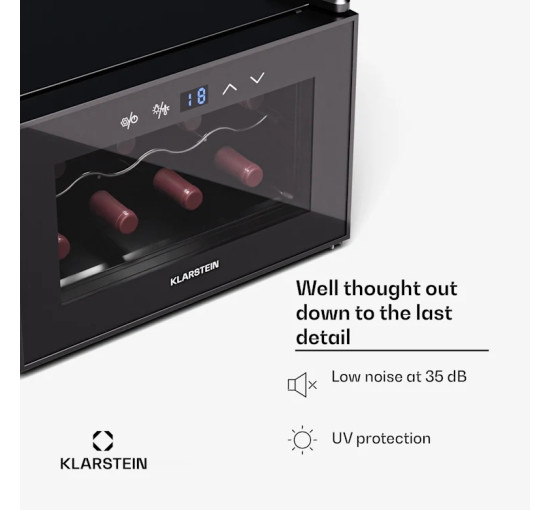 Винный холодильник Klarstein Shiraz 8 Uno 10045295