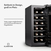 Винный холодильник Klarstein Silent Vino 12 Uno Slim 10045376