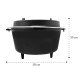 Чугунная кастрюля для барбекю Klarstein Guernsey Premium Dutch Oven S/4,5 кварт, 5л черная (10038641)