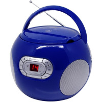 CD бумбокс Soundmaster SCD2120BL с FM-радио и функцией аудиокниги, синий