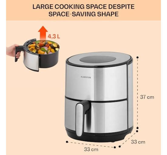 Мультипіч Klarstein Crisp-Pro Air Fryer 10041145