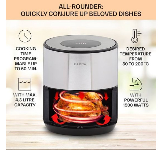 Мультипіч Klarstein Crisp-Pro Air Fryer 10041145