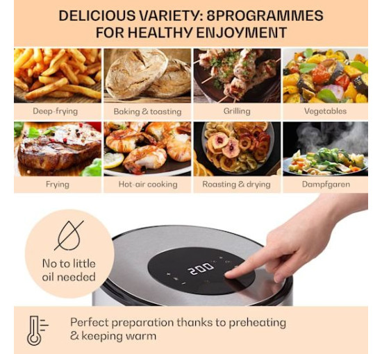 Мультипіч Klarstein Crisp-Pro Air Fryer 10041145