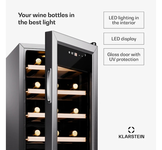 Винный холодильник Klarstein Shiraz Premium Smart 18 (10045338)