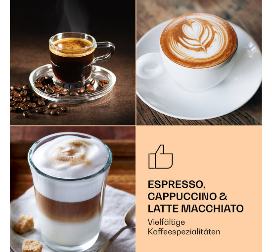 Кавомашина в стилі ретро Klarstein Gusto Classico 1350 Вт, 20 бар, 1,5 л червоний (10035565) Б/В
