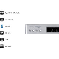 Кухонне підвісне радіо з Bluetooth Soundmaster UR2045SI DAB+ та FM RDS