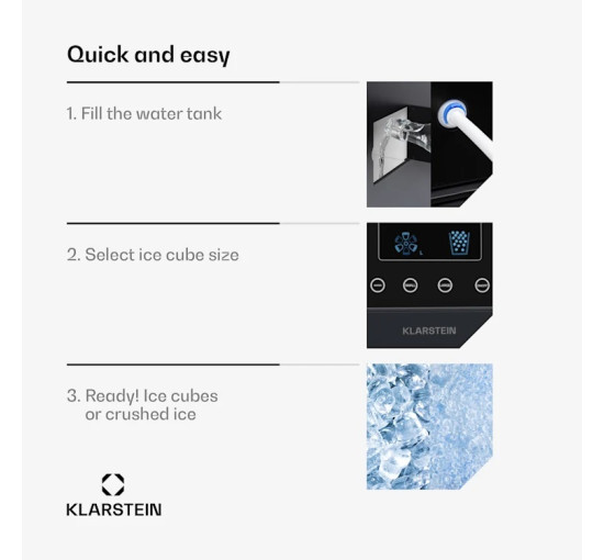Ледогенератор 3 в 1 Klarstein Eiszeit Crush 10045278
