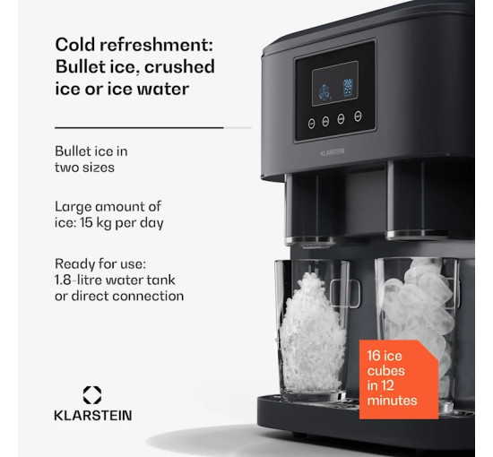 Ледогенератор 3 в 1 Klarstein Eiszeit Crush 10045278