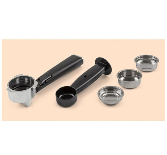 Кофемашина в ретро стиле Klarstein Gusto Classico 1,5л, 20 бар, 1350 Вт, черный (10035564)