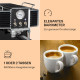 Кофемашина в ретро стиле Klarstein Gusto Classico 1,5л, 20 бар, 1350 Вт, черный (10035564)