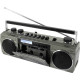 Аудіоплеєр MP3 soundmaster SRR70TI 2x15W режим запису, мікрофон, будильник, сірий