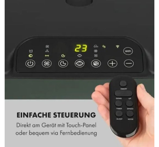 Портативний кондиціонер Klarstein Kraftwerk Smart 12K 3в1 Wifi (10034665)