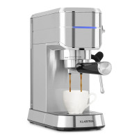 Кофеварка рожковая Klarstein Futura Espressomaker 1450 Вт, серебристый (10035183)