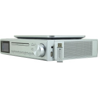 Кухонне радіо з Bluetooth, CD, LED-освітленням, будильниками та таймером Soundmaster UR2195SI